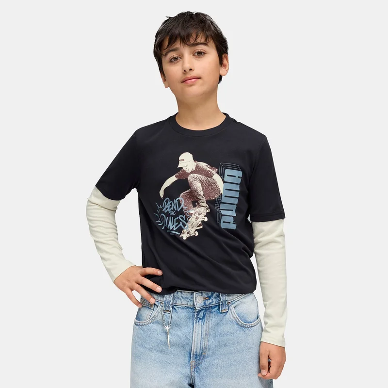 Kids' MID90s Layered T-Shirt