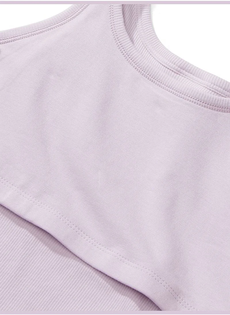Victoria's Secret Cropped Rib Tank Top