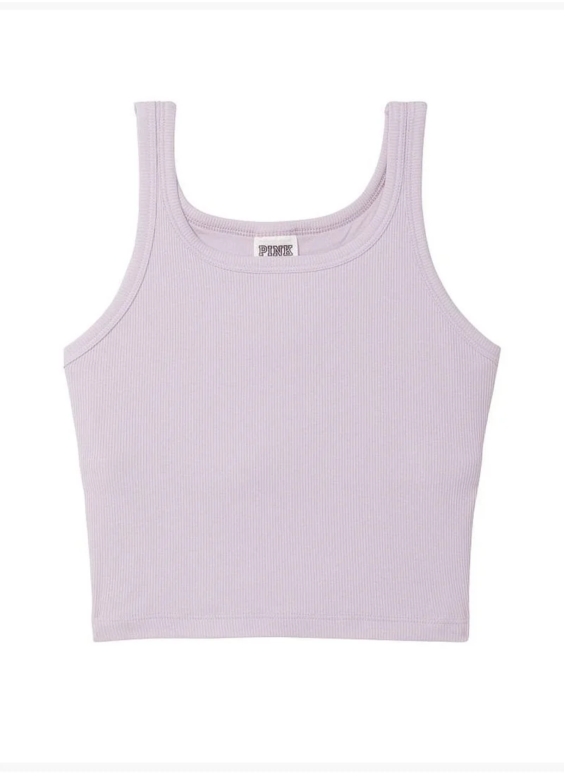 Victoria's Secret Cropped Rib Tank Top
