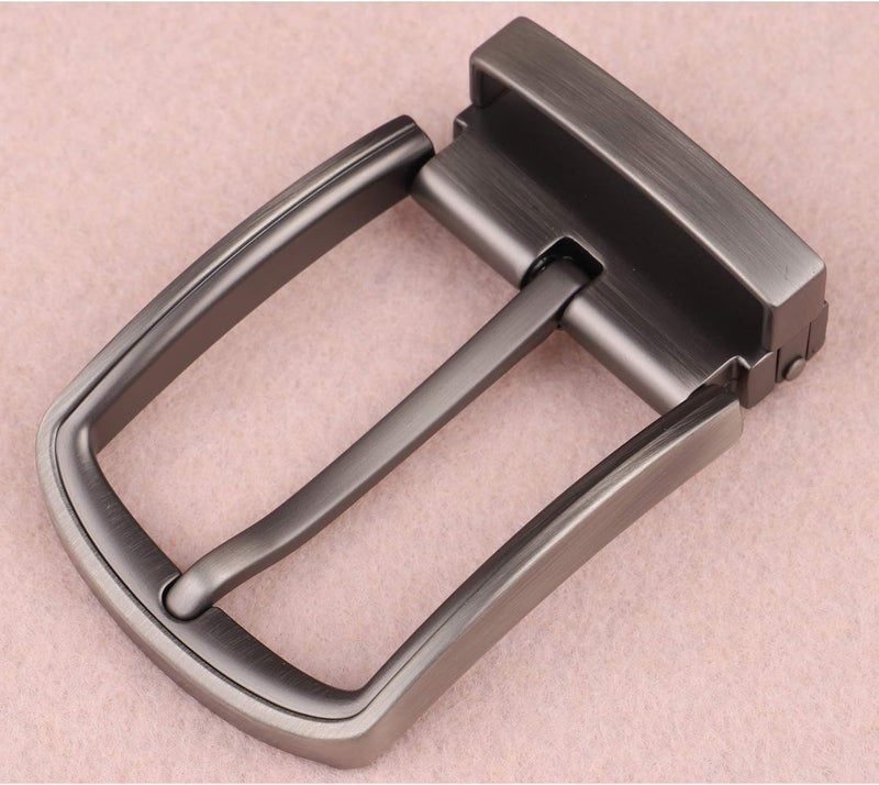 McFanBe 1.5 Inches (38-40 mm) Belt Buckle Single Prong Square Replacement Buckle for Men Women Belt - Image 3