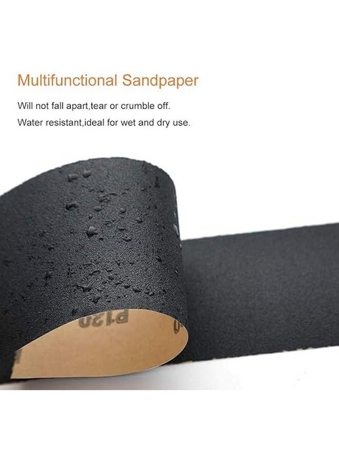 Beauenty 36 Sheets Sandpaper, Premium Wet Dry Waterproof Sand Paper, 400 to 3000 Assorted Grit Sanding Paper for Wood Furniture Finishing, Metal Sanding and Automotive Polishing  - Image 5