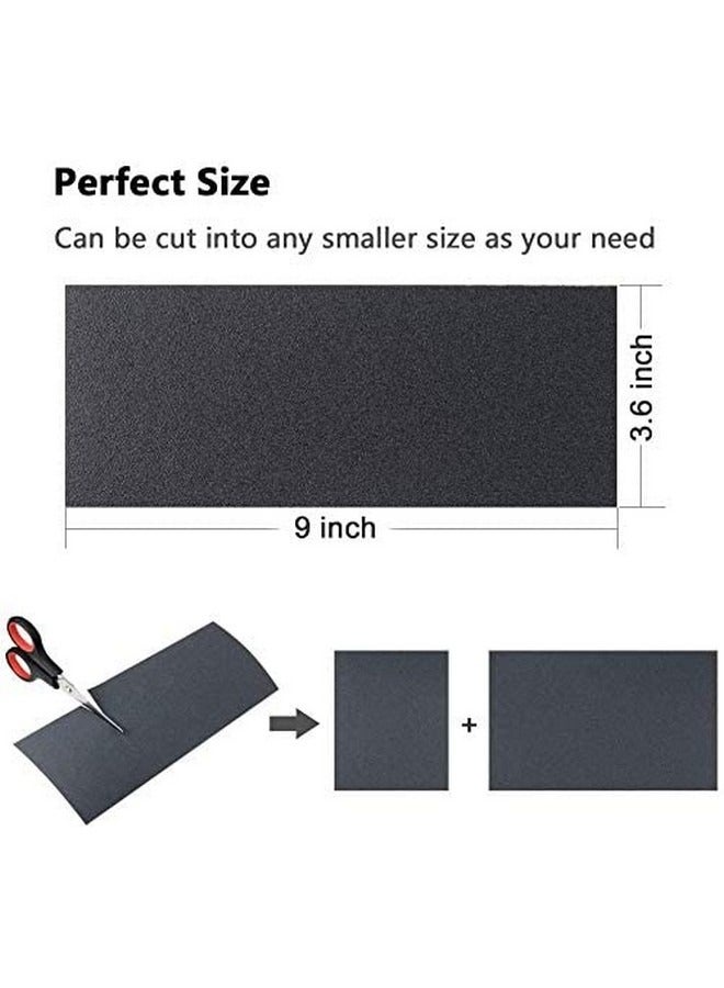 Beauenty 36 Sheets Sandpaper, Premium Wet Dry Waterproof Sand Paper, 400 to 3000 Assorted Grit Sanding Paper for Wood Furniture Finishing, Metal Sanding and Automotive Polishing  - Image 3