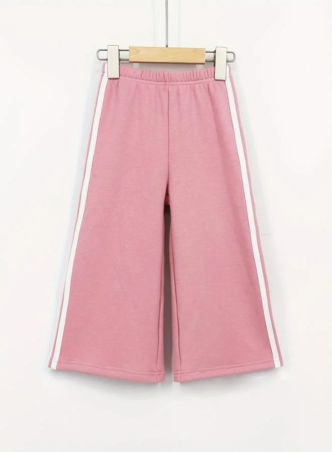 Take Two Girls Pink Graphic Print Fleece Sweatshirt with Pants Set