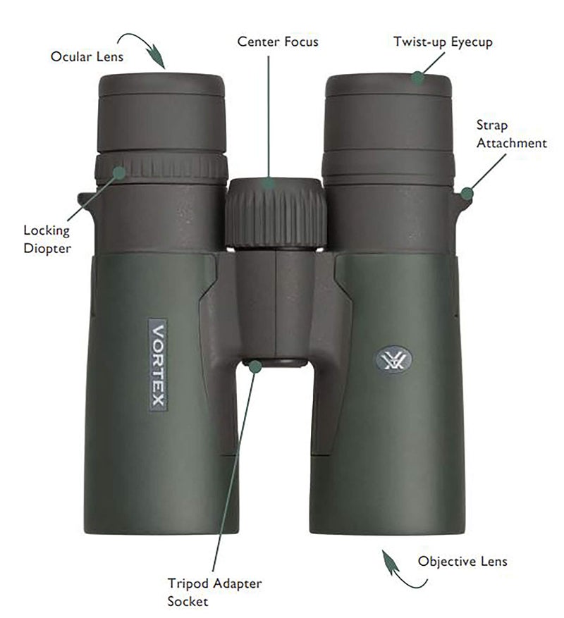 Vortex Optics Razor HD Roof Prism Binoculars 8x42 - Image 5