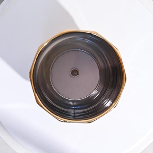 UGAOO Prism Ceramic Pot |Indoor Ceramic Planter for Home, Office, Garden, Balcony - Rose (5 Inch) - Image 5