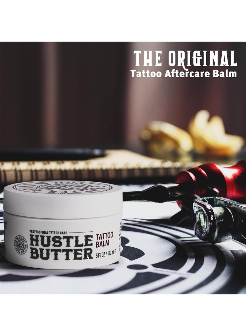 hustle butter deluxe Tattoo Aftercare 5oz Tattoo Balm, Heals + Protects New Tattoos and Rejuvenates Older Tattoos - 100% Vegan Cream No-Petroleum - Image 3