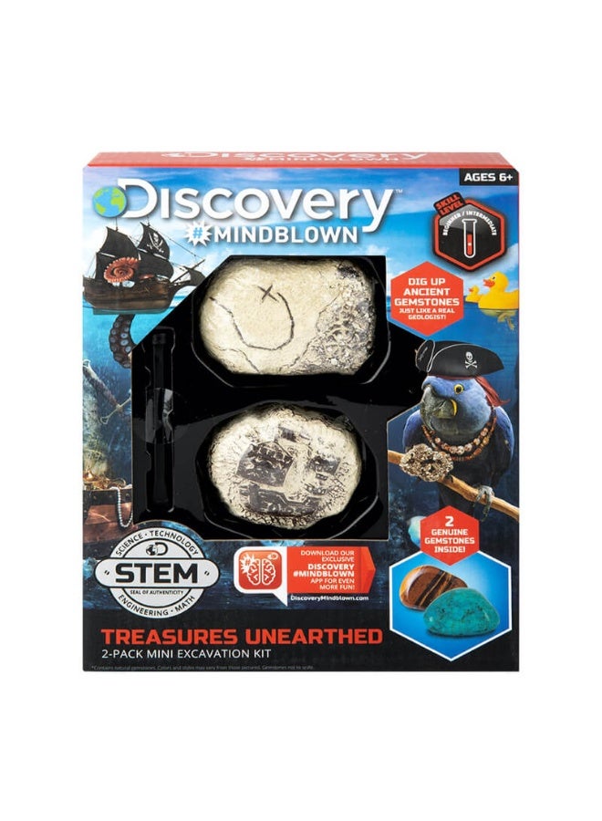 Discovery Mindblown Treasures Unearthed Mini Excavation Kit (2 Pack) - Image 2