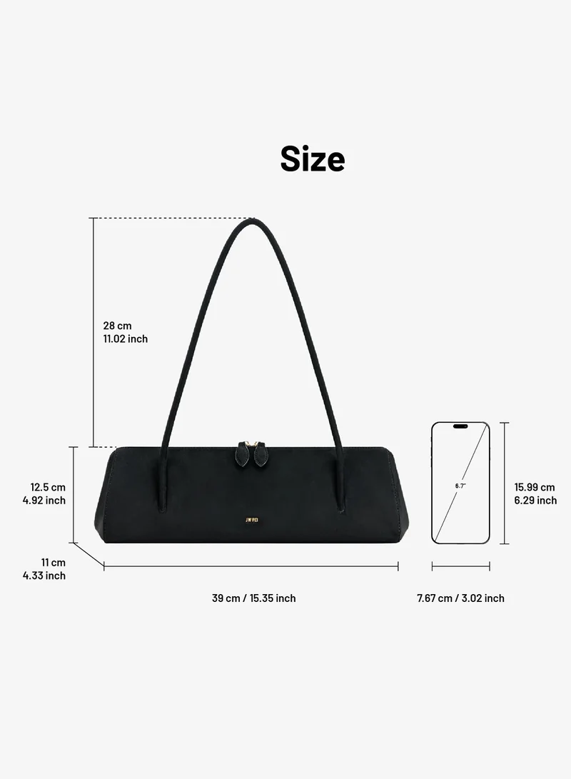 Jw Pei Black Nova East West Shoulder Bag for Women | Best Price UAE