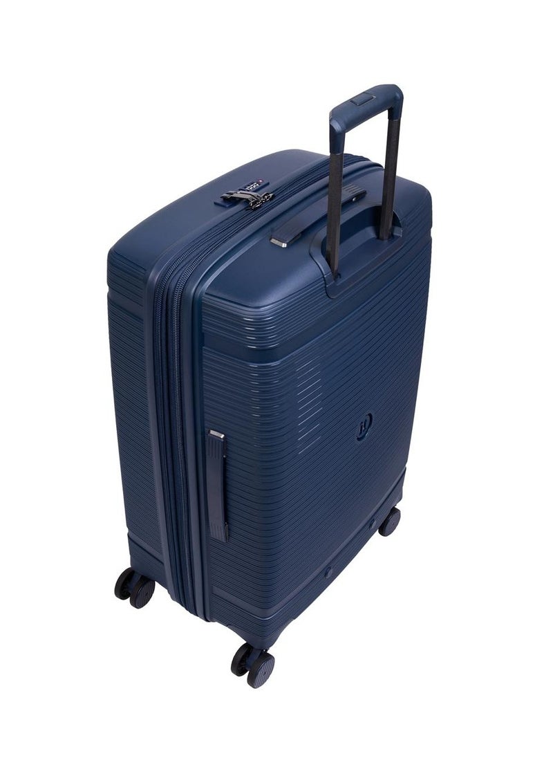 it Luggage - it Luggage Bag Unanimous Set of 3 Pcs, Hard Case Polypropylene (PP) Material, Matching Color Suitcases, 8x360 Degree Spinner Wheels, Expandable Trolley, Telescopic Handle, TSA Lock, Color Dark Blue - Image 1