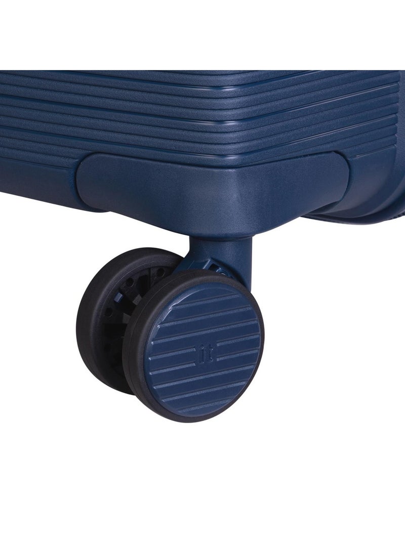 it Luggage - it Luggage Bag Unanimous Set of 3 Pcs, Hard Case Polypropylene (PP) Material, Matching Color Suitcases, 8x360 Degree Spinner Wheels, Expandable Trolley, Telescopic Handle, TSA Lock, Color Dark Blue - Image 1