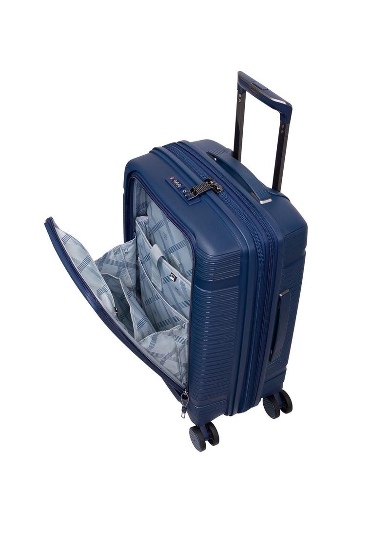 it Luggage it Luggage Bag Unanimous Set of 3 Pcs, Hard Case Polypropylene (PP) Material, Matching Color Suitcases, 8x360 Degree Spinner Wheels, Expandable Trolley, Telescopic Handle, TSA Lock, Color Dark Blue  - Image 5