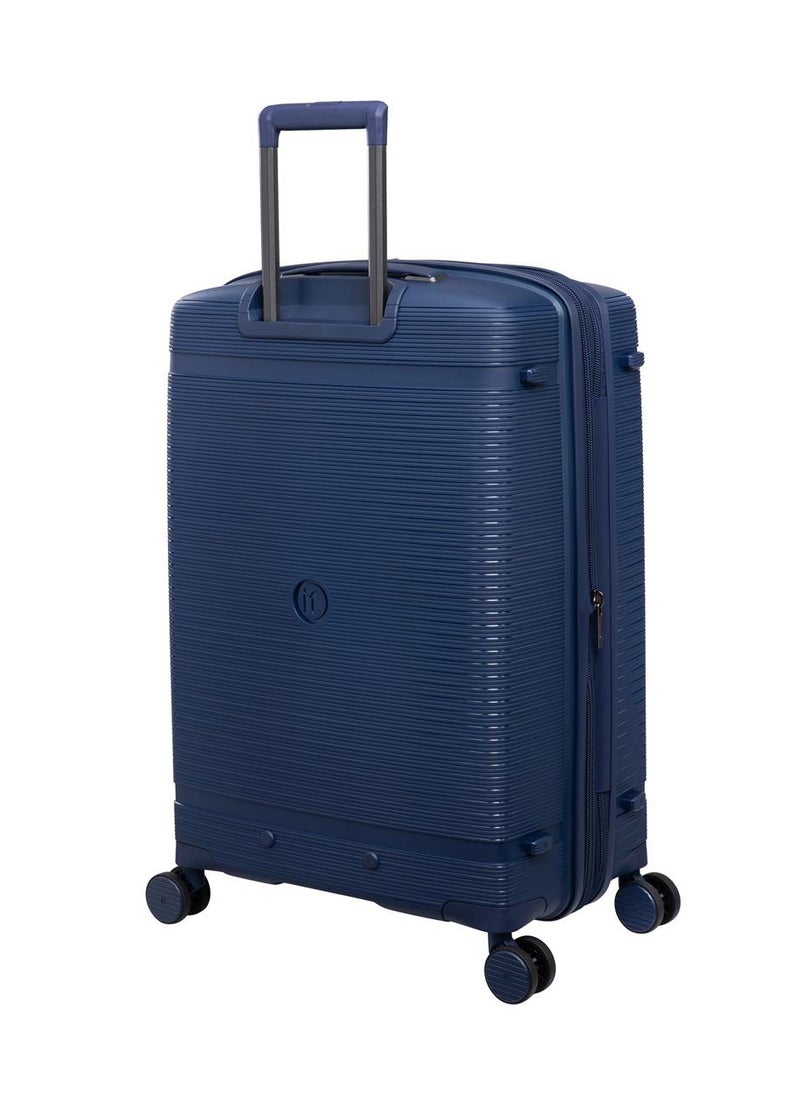 it Luggage - it Luggage Bag Unanimous Set of 3 Pcs, Hard Case Polypropylene (PP) Material, Matching Color Suitcases, 8x360 Degree Spinner Wheels, Expandable Trolley, Telescopic Handle, TSA Lock, Color Dark Blue - Image 1