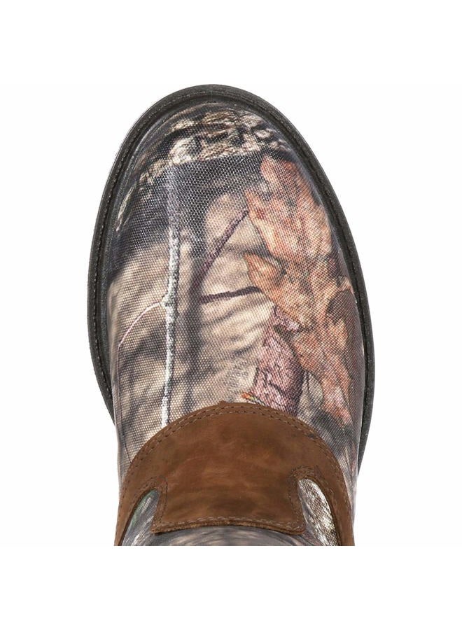 Rocky Men's 16 Inch Snake Hunting Boot, Mossy Oak Break Up Country Camoflauge, 9.5 Wide - Image 2