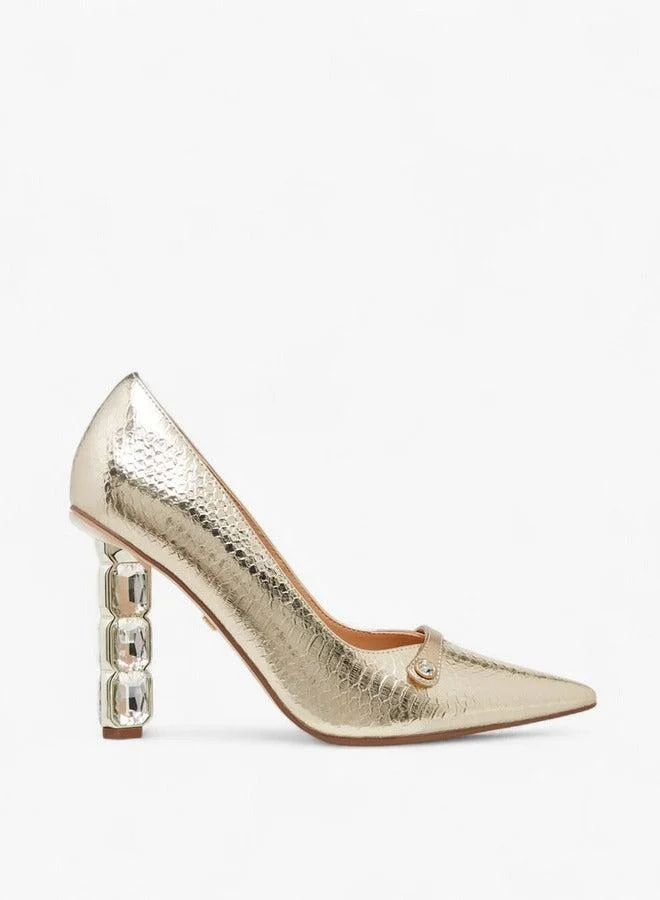 Celeste Women's Pointed Toe Slip-On Pumps with Stiletto Heels