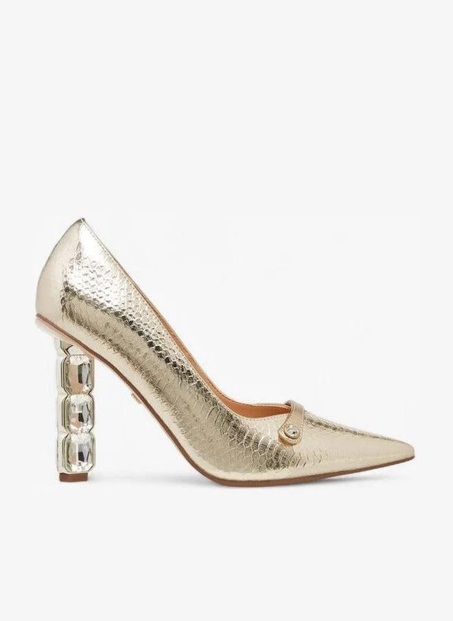 Celeste Women's Pointed Toe Slip-On Pumps with Stiletto Heels