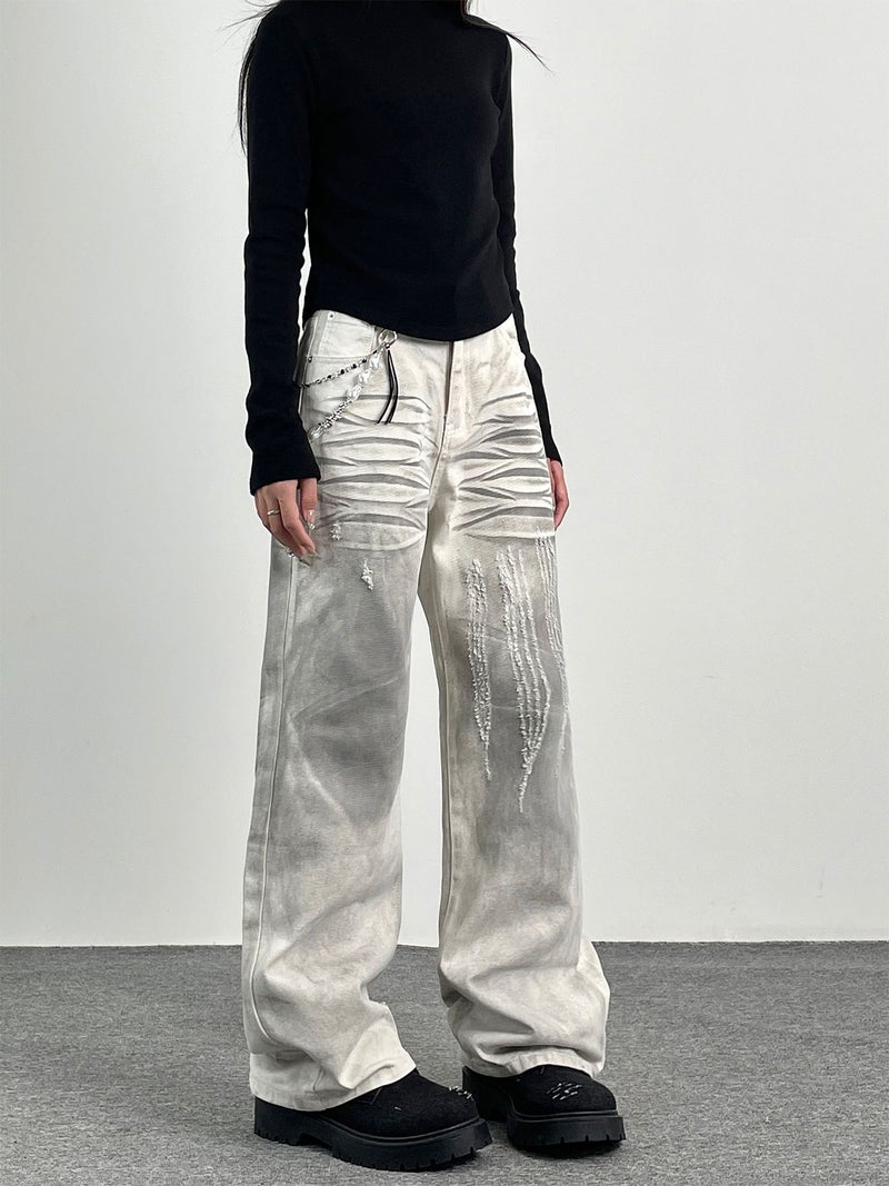 Vintage Classic European-American Design Daily Commute Jeans  Size_S - Image 1