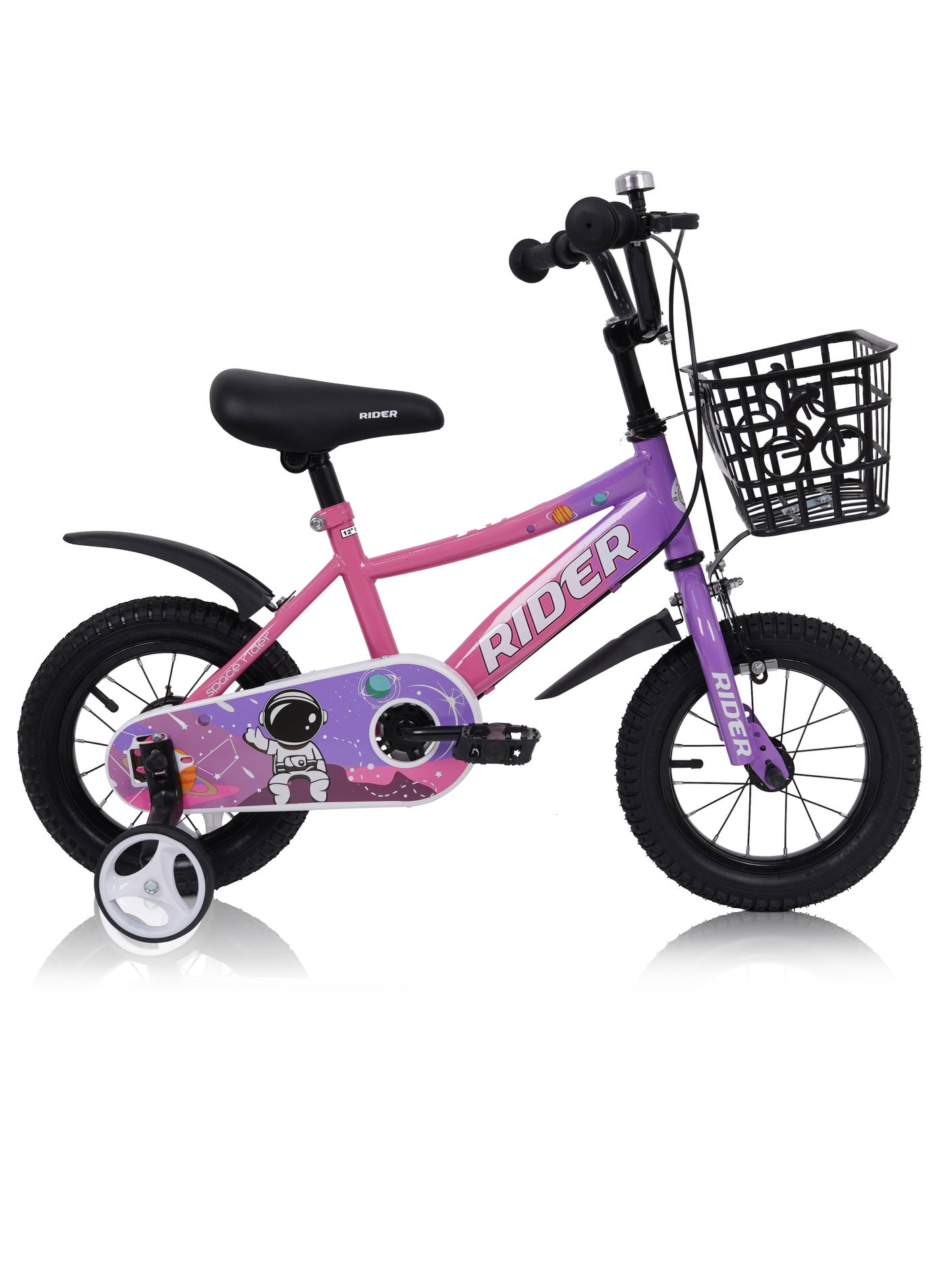 Elgo Mountain Bike || 14 Inch Wheel Size||For Unisex Kids || Adjustable Seat || Rider 100% Assembled || Purple