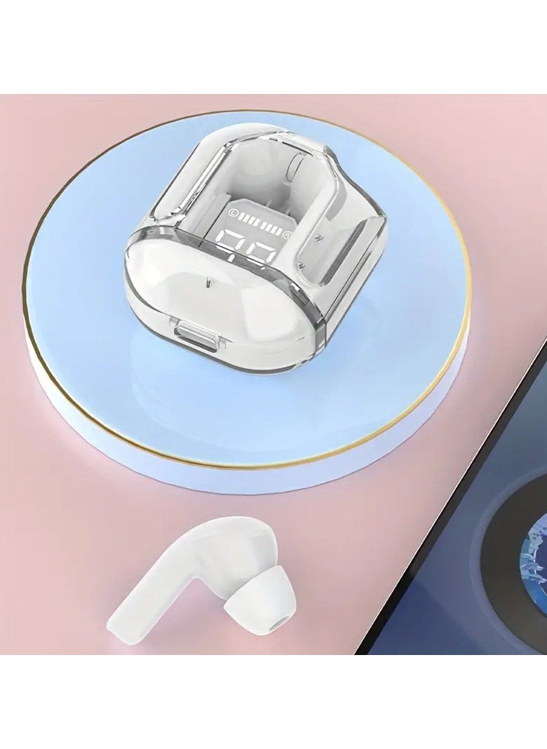 Generic New Wireless Sports Earbuds Equipped With An Integrated Microphone For Noise Cancellation And High-Definition Sound, Plus A Fast Charging Case In Standby Mode.  - Image 3