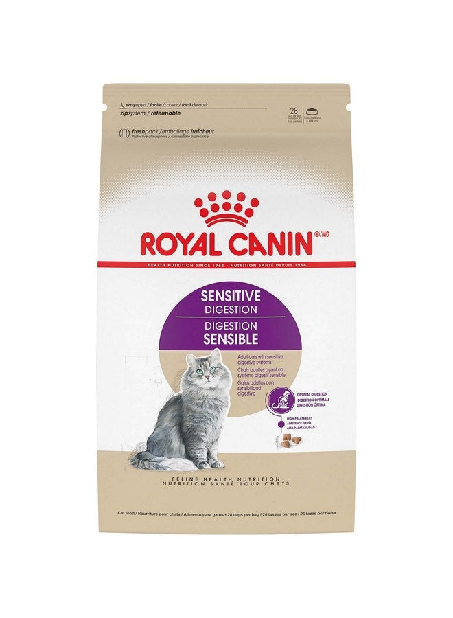 Royal Canin Feline Health Nutrition Sensitive Digestion Cat Food Dry Formula, Balanced Nutrition to Support Digestive Health, 7 lb Bag - Image 1