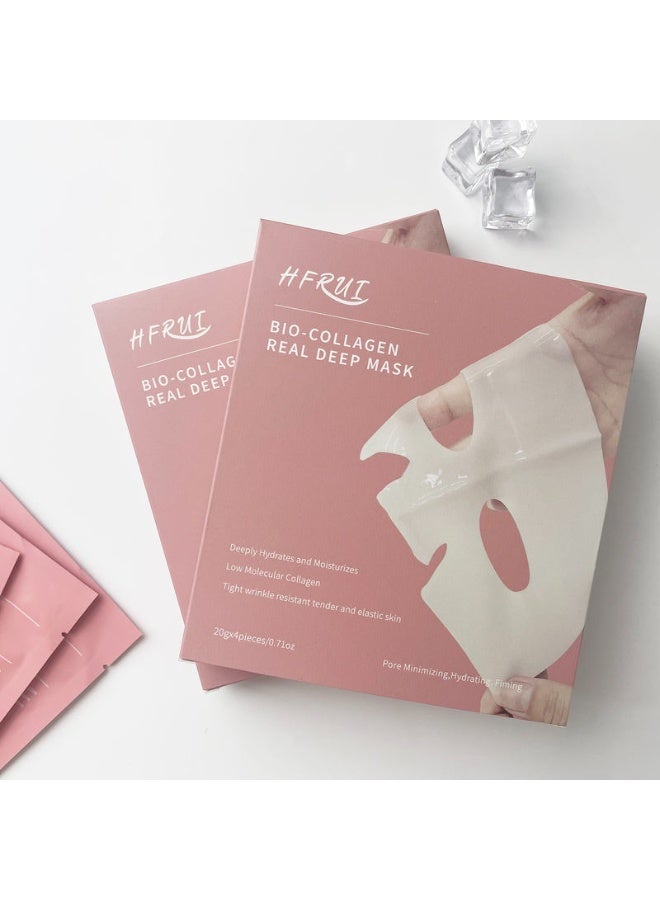 HFRUI  Bio-Collagen Real Deep Mask | Instant Moisture Boost | Firming & Anti-Aging | With Hyaluronic Acid & Niacinamide - Image 1