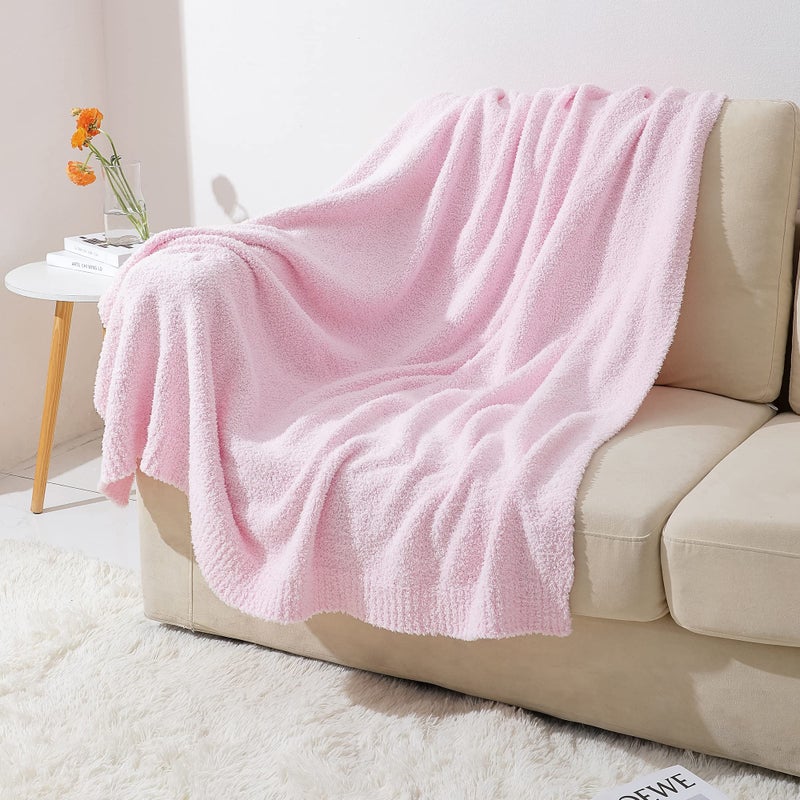 bearberry Super Soft Fluffy Throw Blanket Lightweight Cozy Warm Throw Blankets for Couch Bed Sofa All Season (Pink  40 x50 ) - Image 2