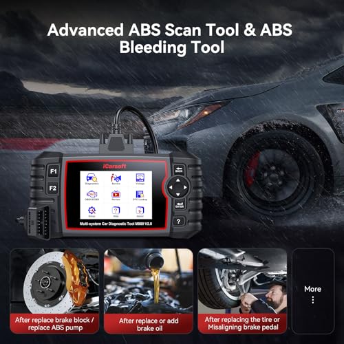 iCarsoft OBD2 Diagnostic Scan Tool for Mercedes Benz/Sprinter, iCarsoft M900 V2.0 Scanner Code Reader for Engine, Transmission, ABS, Airbag Systems, Oil/SAS/EPB/ETC/INJ Reset,Battery Test - Image 5