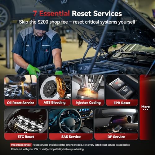 iCarsoft OBD2 Diagnostic Scan Tool for Mercedes Benz/Sprinter, iCarsoft M900 V2.0 Scanner Code Reader for Engine, Transmission, ABS, Airbag Systems, Oil/SAS/EPB/ETC/INJ Reset,Battery Test - Image 3