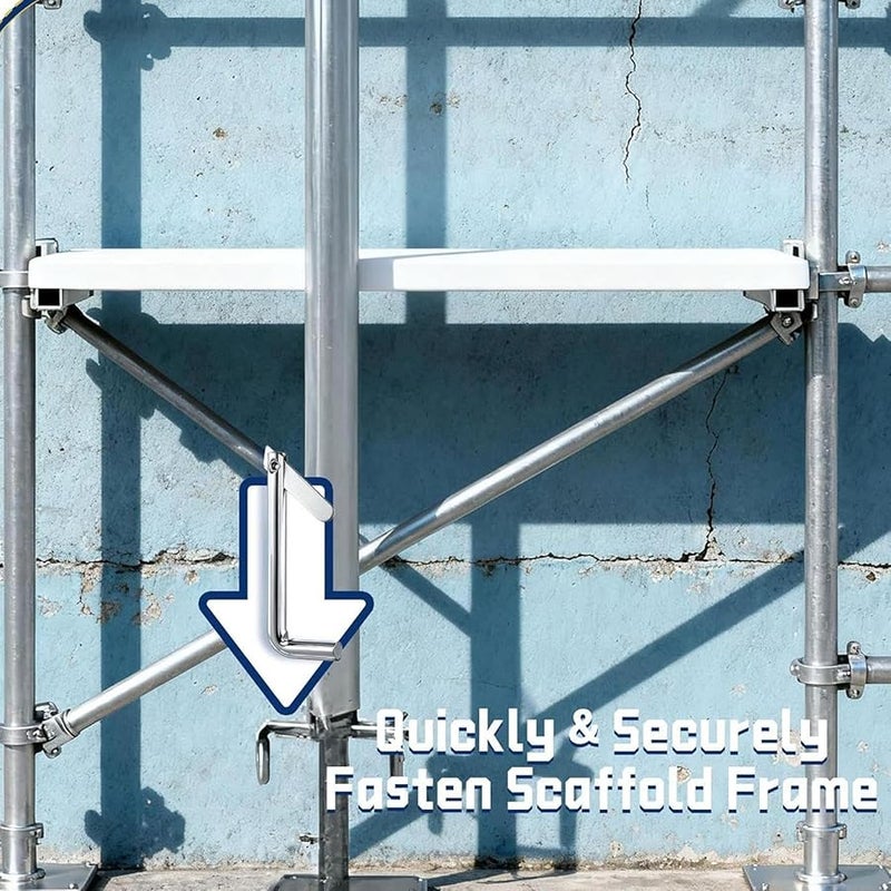 Galvanized Scaffolding Pins 20 Pieces Detachable Rust Proof Retainer Clips - Image 5