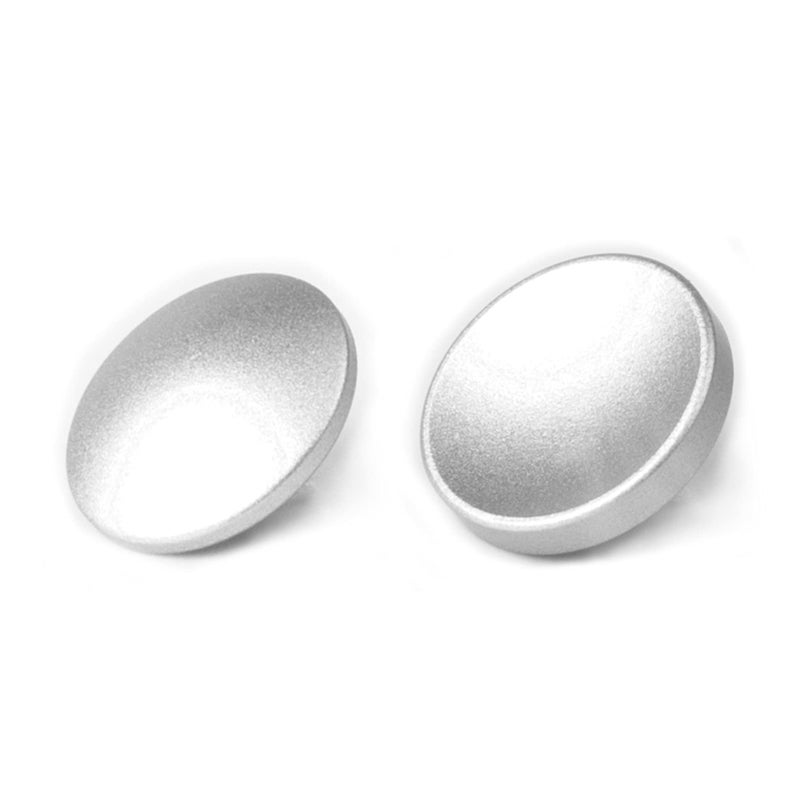 VKO Silver Metal Soft Shutter Release Button,Delicate Camera Shutter Button 11mm Concave 10mm Convex Surface(2 Pack) - Image 1