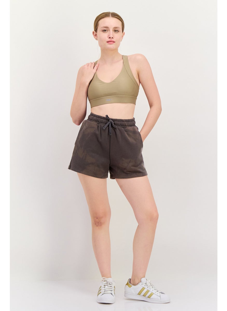 PUMA Women Sportswear Fit Training Shorts, Washed Grey  - Image 4