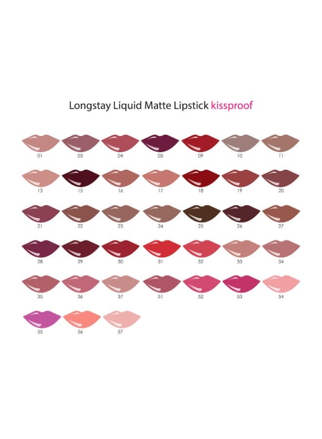 جولدن روز احمر شفاه  سائل مات من جولدن روز لونج ستاي - رقم.16 - Image 3