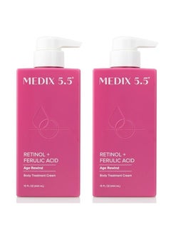 Medix 5.5 Retinol Body Lotion Firming Moisturizer | Crepey Skin Care Treatment | Retinol Body Cream | Anti Aging 2-Pack  - Image 1