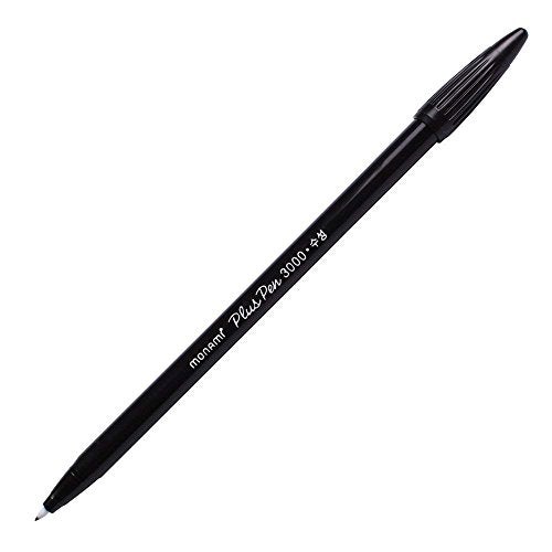 Monami Plus 3000 Office Sign Pen Felt Tip Water Based Ink Color Pen Complete Red,blue,black,green,purple Dozen Box - Image 2