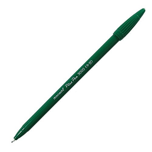 Monami Plus 3000 Office Sign Pen Felt Tip Water Based Ink Color Pen Complete Red,blue,black,green,purple Dozen Box - Image 5