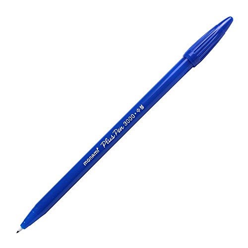 Monami Plus 3000 Office Sign Pen Felt Tip Water Based Ink Color Pen Complete Red,blue,black,green,purple Dozen Box - Image 3