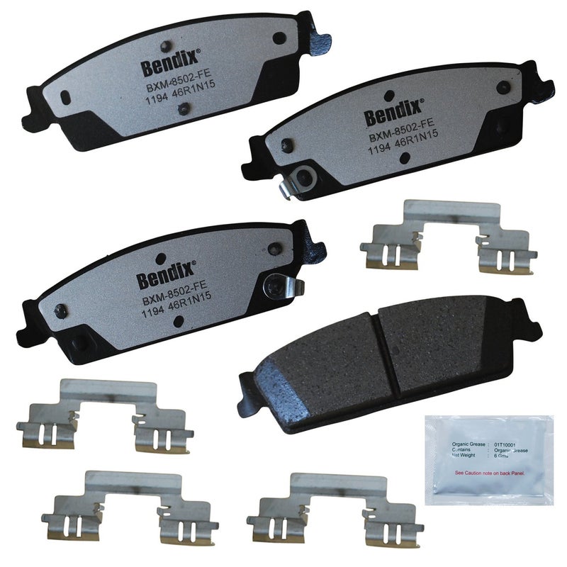 Bendix Fleet Metlok PBD1194 Semi-Metallic Rear Brake Pads for Select Models Cadillac Escalade,Escalade ESV,EXT,Chevrolet Avalanche,Silverado 1500,1500 Classic,Suburban,Suburban Tahoe,GMC Sierra,Sierra Yukon,Yukon XL - Image 3