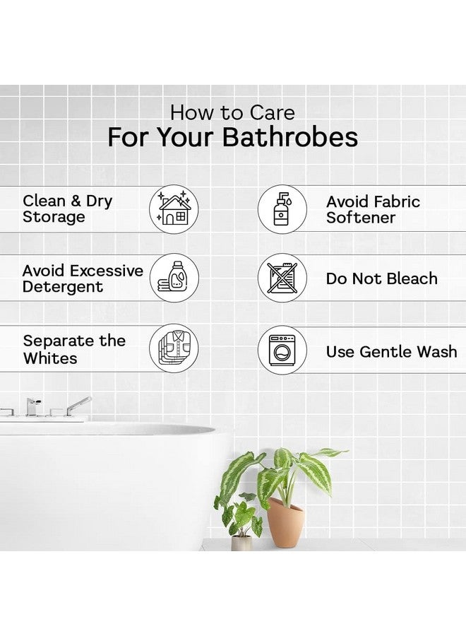 Kuber Industries Women Bathrobe, Micro Terry, Sky Blue Blue, Free Size, Set of 1 - Image 5