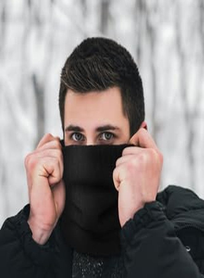 Pukavt Winter Knitted Neck Gaiter For Men And Women Neck Warmer Windproof Ski Mask Face Scarf for Cold Weather Outdoor Sports - Image 3