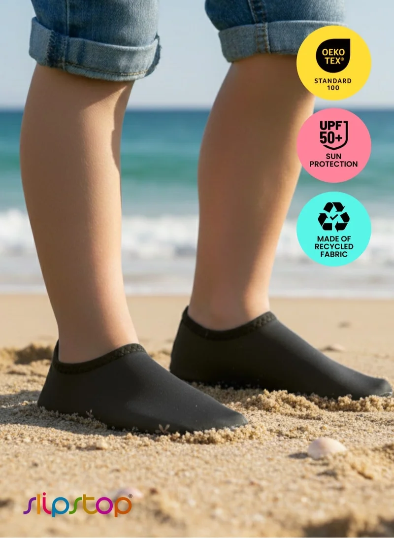 Slipstop Black Black Multipurpose Beach Shoes for Kids  | Best Price UAE