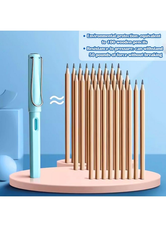 بولكسكاي أقلام تلوين Forever Colored Pencils 12 Count، أقلام تلوين Infinity Pencil Metal، أقلام تلوين Everlasting مع ممحاة، مجموعة أقلام تلوين، أقلام تلوين Eternal Pencil/Inkless Pencil/Lapiz Infinito  - Image 5