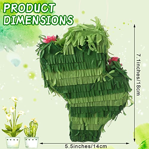 Kathfly 12 Pcs Mini Donkey Piatas Small Mexican Piata Fiesta Decorations Mexican Party Decorations Cinco De Mayo Piata for Mexican Fiesta Theme Birthday Party Decor Supplies Cactus - Image 5