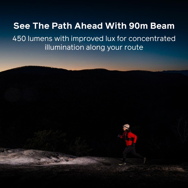 BioLite Dash 450 Rechargeable 450-Lumen Running Headlamp, Midnight Grey - Image 3