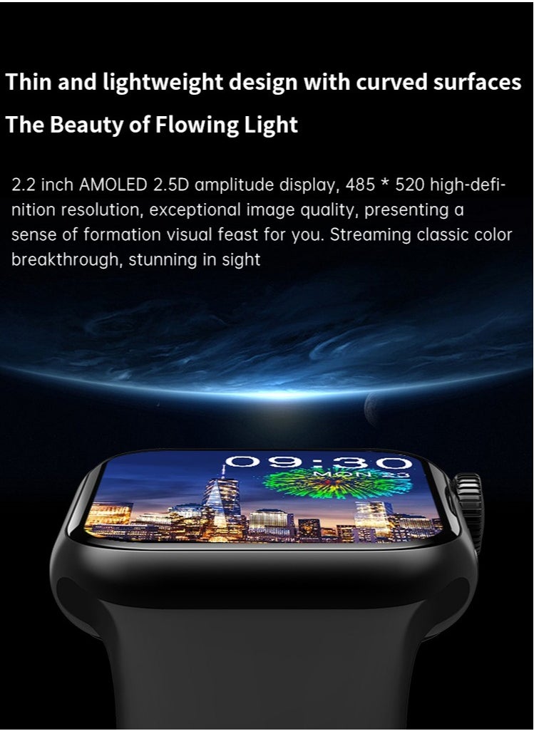 GSK9 PRO Max Smartwatch 2.2 Inch High DefinitionFull Screen , Chat GPT , MultIfunctional NFC aND Water Proof