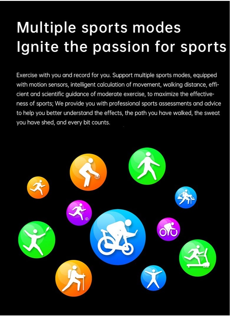 GSK9 PRO Max Smartwatch 2.2 Inch High DefinitionFull Screen , Chat GPT , MultIfunctional NFC aND Water Proof