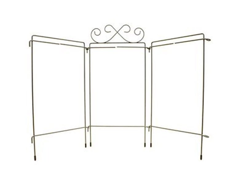 Ackfeld 4x9 Scroll Tri-Stand Gray Fabric Holder, Grey - Image 2
