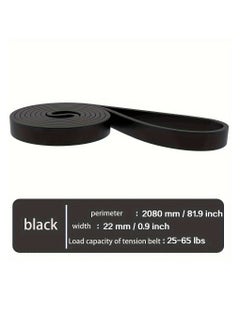 Cuken 25-65 Lbs Resistance Band Pull up Assist Band Heavy Duty Powerlifting Exercise Stretch Bands for Powerlifting, Muscle Toning, Yoga, Stretch Mobility (Black)  - Image 2