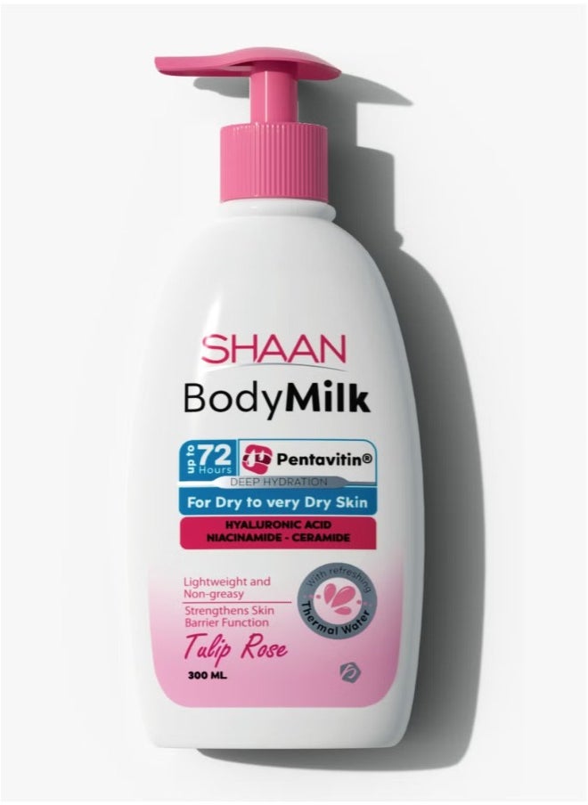 Shaan Body Milk Tulip Rose 300 ml 