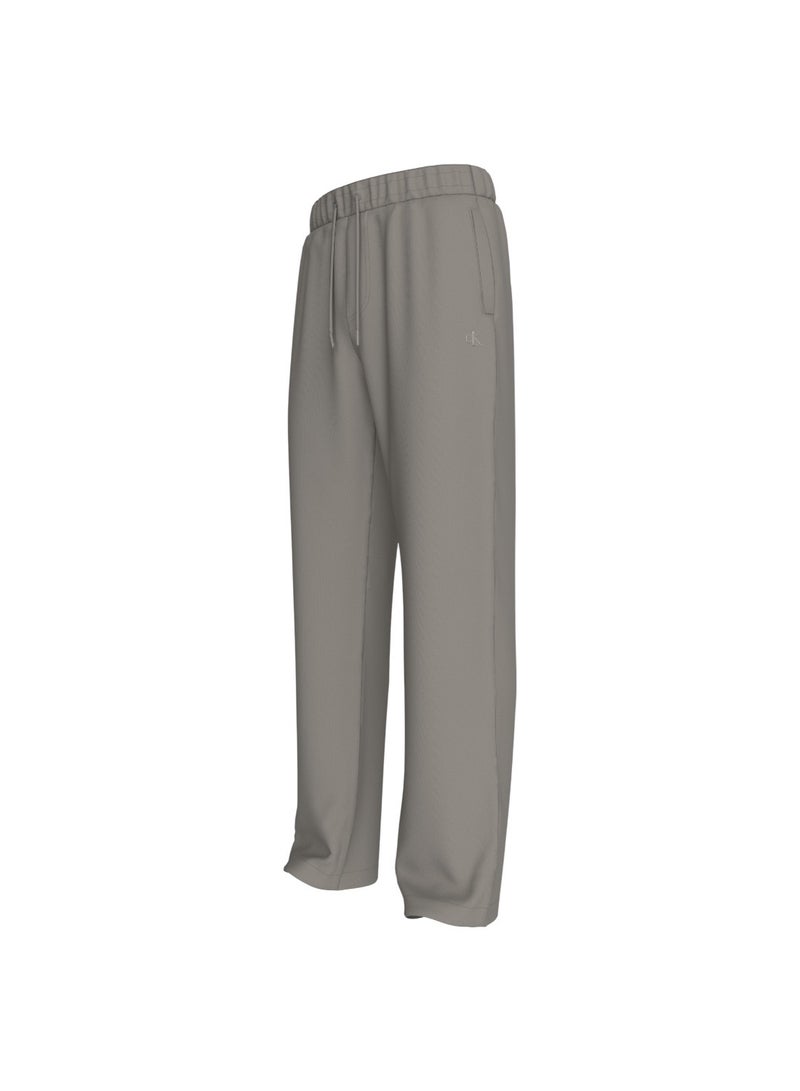 CALVIN KLEIN Heavyweight Embroidered Cotton Joggers - Image 3