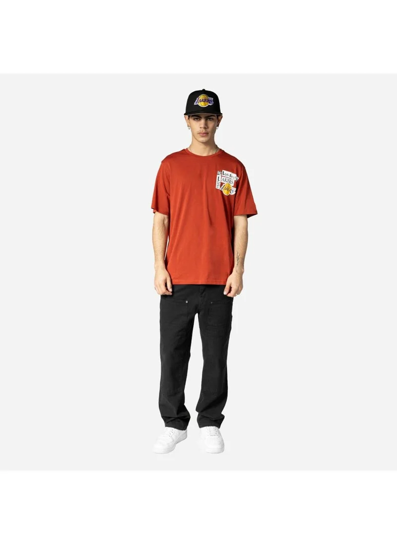 NEW ERA Los Angeles Lakers Newspaper Graphic T-Shirt