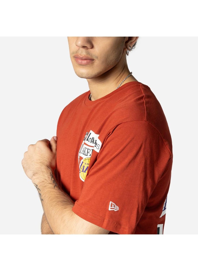 NEW ERA Los Angeles Lakers Newspaper Graphic T-Shirt - Image 3